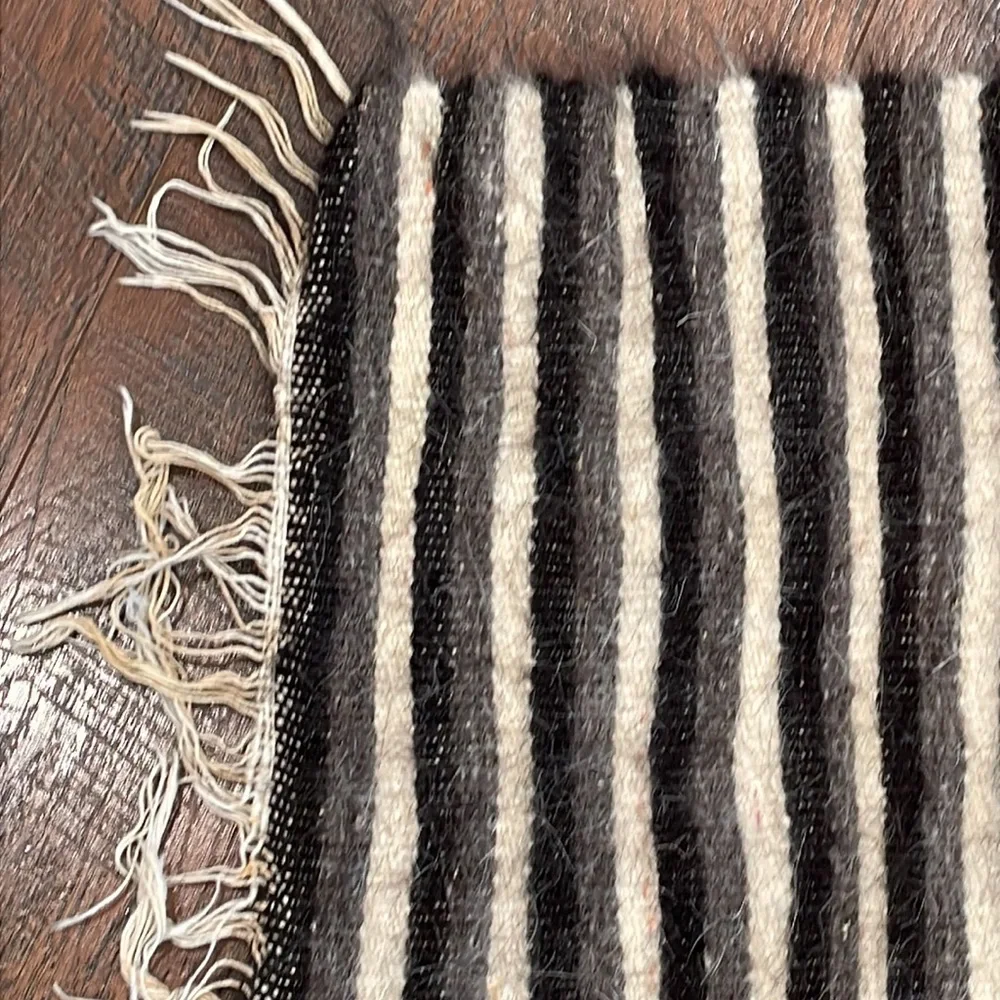 Vintage mohair rug